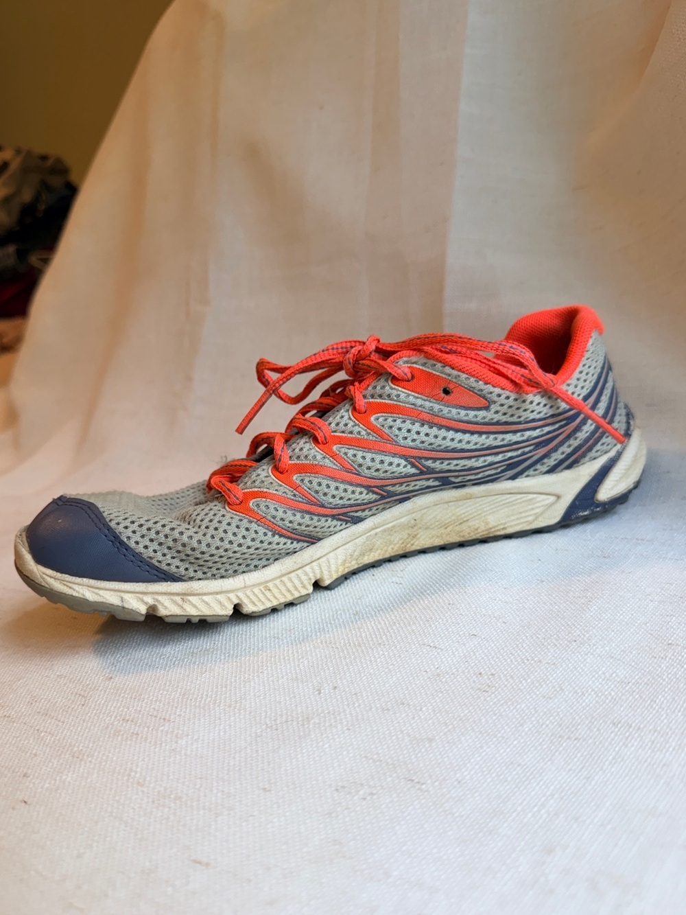 Merrell Bare Access Arc 4 Sleet Vibrant Coral Vibram Shoes Sz Approx 9 - Picture 10 of 10